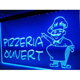 Enseigne Lumineuse OUVERT LED – Lettres Néon Blanc, Intensité Réglable – Pour Magasin, Bar, Café, Restaurant - 5