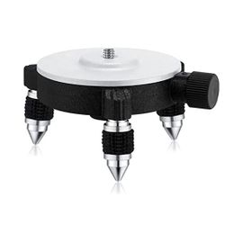 360Adjust Adaptateur de niveau laser Base rotative pour connecteur de trépied de niveau laser Base pivotante Fine Tu