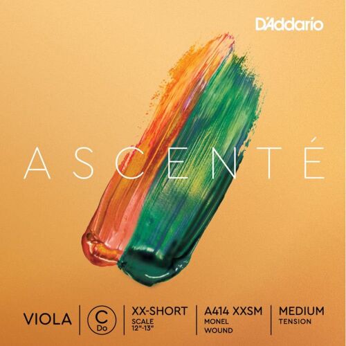 D'addario A414 Xxsm - Corde Seule (Do) Alto Ascenté, Diapason Ultra-Ultra-Court, Medium