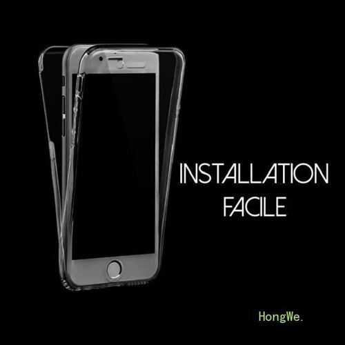 RongLe Coque Intégrale iPhone 6-6s Transpa