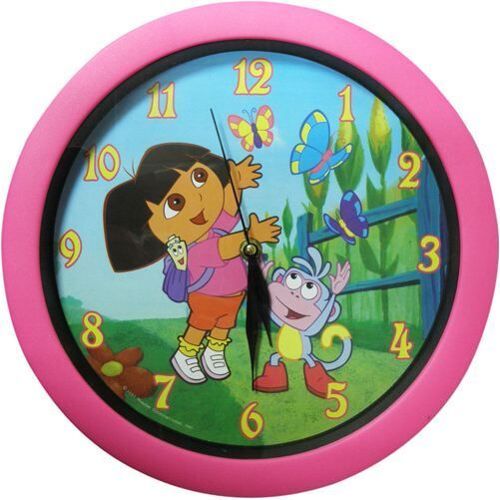 Horloge - UNITED LABELS - DORA - PVC - Rose - Rond - Moderne