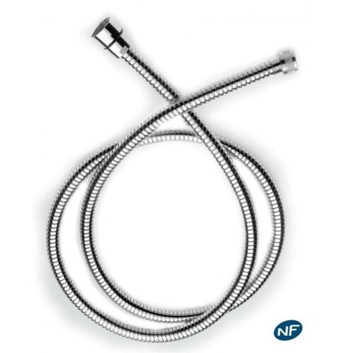 Flexible de douche - Inox - 2m - Anti-torsion - Résistant 50kg - Chromé brillant