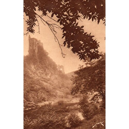 Carte Postale Ancienne - 521 - Ruines Du Château De Merle (Corrèze)