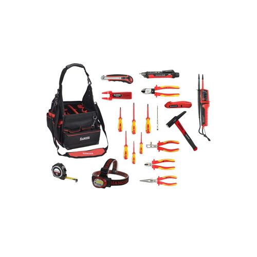 Composition Électricien Sac + 14 Outils