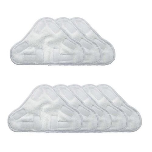 8 pcs de tampon en tissu microfibre de vadrouille à vapeur de remplacement pour vadrouille à trois coins H2O X5