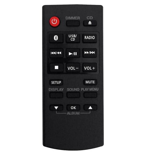 N2QAYB000984 Télécommande remplacée pour CD Stereo Sub SA-PM250 SC-PM250 SC-PM600 SC-UX104 SC-HC200 SC-HC200 SB-UX100