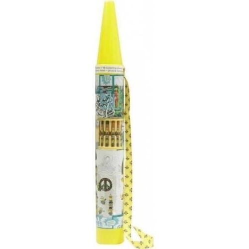 Jouet - Homerokk - Bumper Activity Tube Minions - Jaune - Mixte - Ø9,5 X H76 Cm