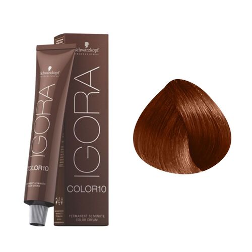 Schwarzkopf, Coloration Permanente 10 Minutes Chrono 7-7 : Blond Moyen Cuivré 60ml, Femme 