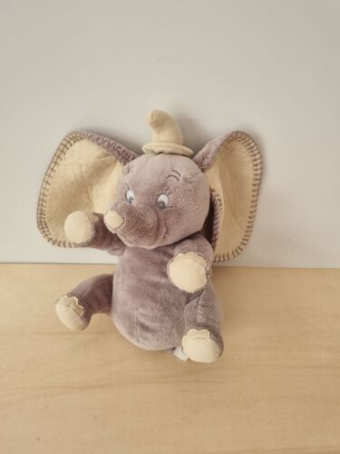 Doudou Éléphant Gris Beige Dumbo Disney