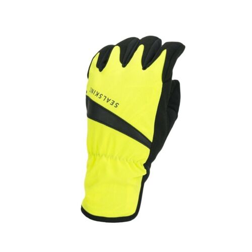 Gants Imperméables Cycle Sealskinz - Jaune / Noir - S