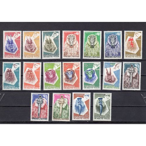 Timbres-Poste De Haute-Volta (Masques)