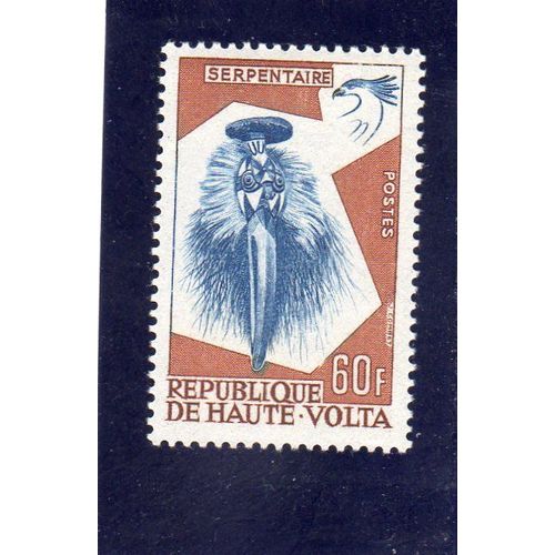 Timbre-Poste De Haute-Volta (Masque)