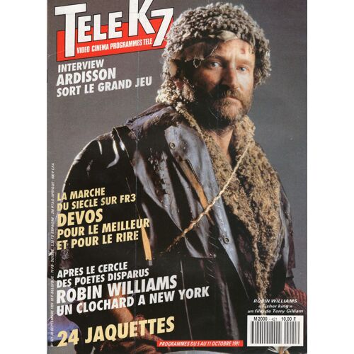 Télé K7 421 - Robin Williams - Terry Gilliam - Ardisson - Sheller - Devos - Klein