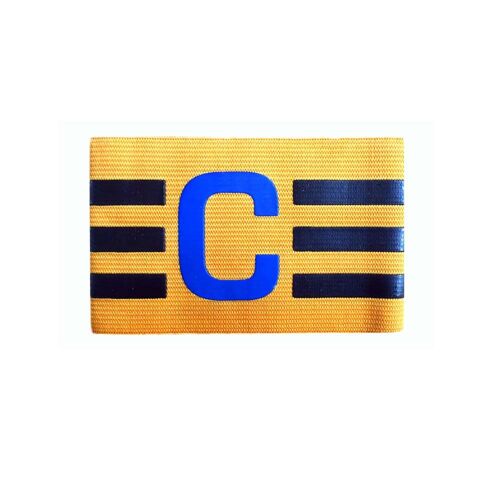 Brassard De Capitaine Élastique Réglable Nylon Pour Football Soccer