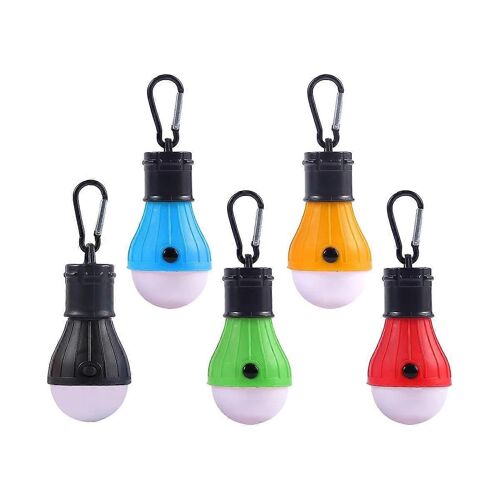 5 Packs Ampoule De Camping Portable Led Camping Lanterne Camp Tente Lumières Lampe Matériel De Camping Et Equi