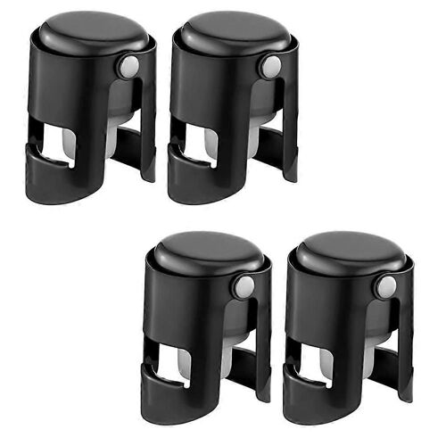 Pack De 4 Bouchons De Bouteille De Champagne Bouchon Pour Bouchon De Bouteille De Vin Scellé Sous Vide De Champagne