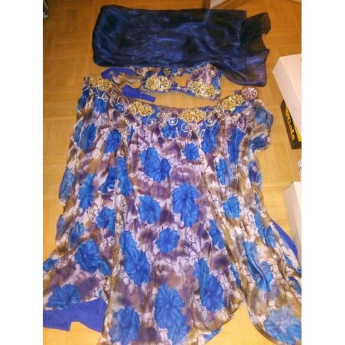 Costume De Danse Orientale Bleu