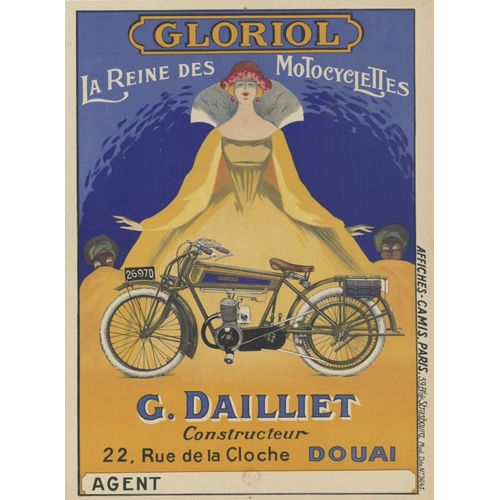Affiche Gloriol Moto Douai