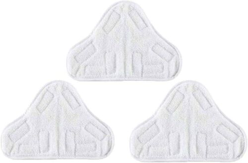 3 sets de lingettes microfibres lavables pour balais vapeur, housses lavables pour nettoyeurs vapeur, housses réutilisables pour balais vapeur, balais vapeur en microfibres