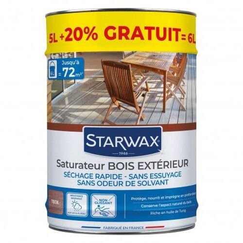 Saturateur Bois extérieur Facile d'application