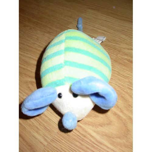Doudou Peluche Maxita Petite Souris Maus Mouse Bleu Vert Mäuse Boule Mixita 