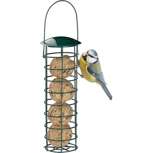 Vert Foncé - Mangeoire À Oiseaux Suspendue, Mangeoire À Oiseaux Avec Couvercle, En Fer ; 31cm.