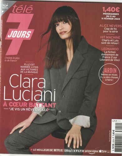 T7j Clara Luciani 3p/Gaspard Ulliel 1p/Martin Fourcade 1p/Chloe Jouannet 1/2p/Fanny Ardant 1/2p/Philippe Lacheau 1p/ Barbara Pravi 1/2p/ Les Bodin's 1p/ Marine Delterme 1.5p/ Elodie Bouchez 1.5p/ 3219