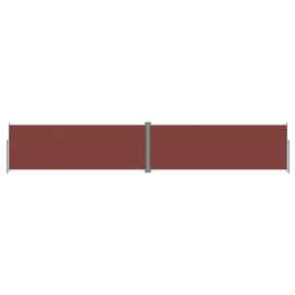 Vidaxl Auvent Latéral Rétractable Marron 180x1000 Cm