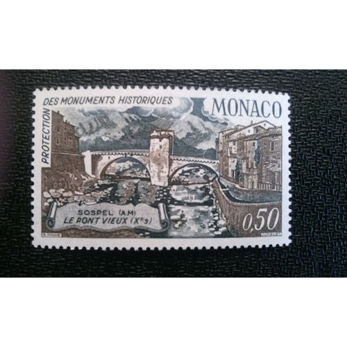 Timbre Monaco ( Yt 851 ) 1971 Pont De Sospel