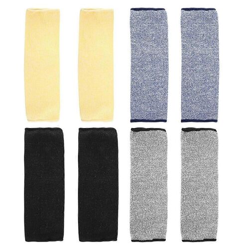 4 Paires De Manchons Résistants Aux Coupures Et Aux Brûlures Manchons De Protection Des Bras Protecteurs D'avant-Bras Pour Peau Fine Et Ecchymoses 30cm