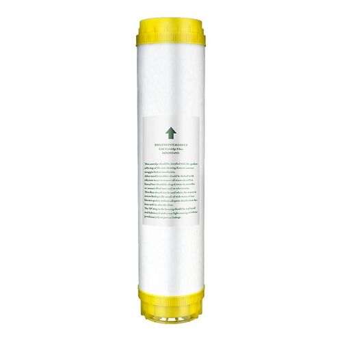 10 pouces d'éléments filtrants système de filtration purifier pièce de rechange universelle pour purificateur d'eau pour ménage jaune