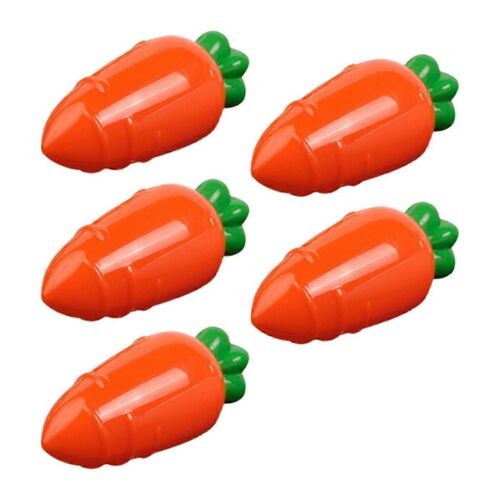 5pcs Transparent Pâques Carottes En Plastique Bonbons Boîte De Bonbons Pâques Cadeau Boîte Décorations A
