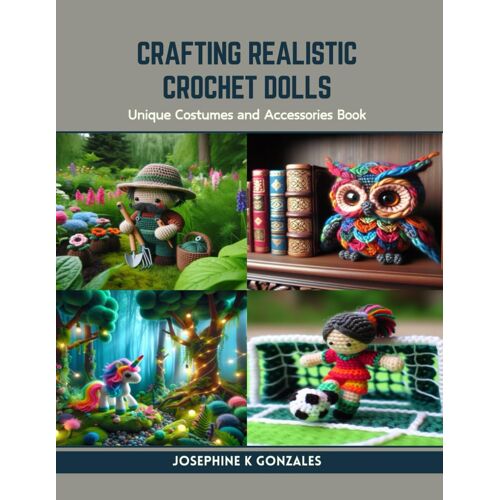 Crafting Realistic Crochet Dolls: Unique Costumes And Accessories Book