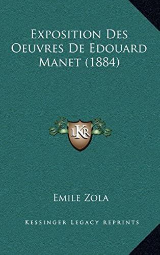 Exposition Des Oeuvres De Edouard Manet (1884)