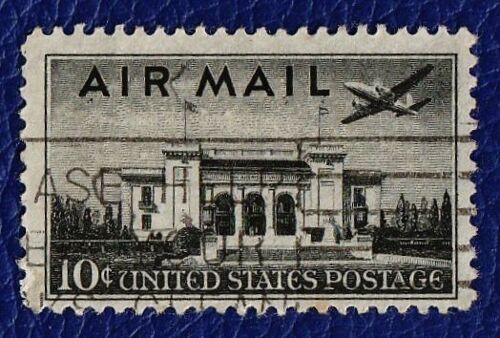 7 Timbres Des Usa De 1947 À 1991 "Monuments"
