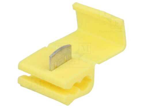 Connecteur Attache Rapide Idc 4-6mm2 Couleur Jaune 90degres X10
