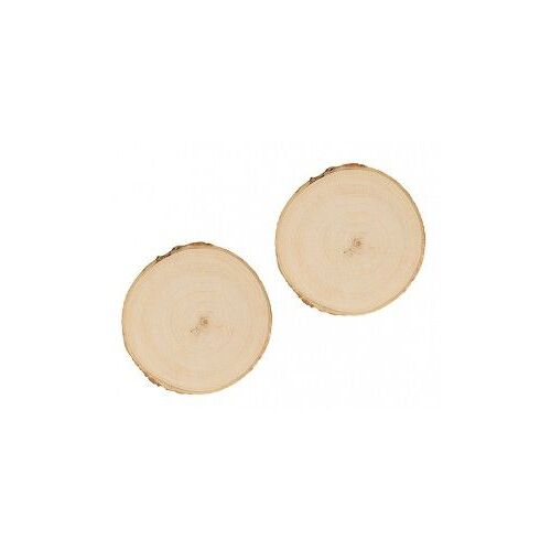 Set De 2 Rondelles - 6 À 8 Cm - Bois