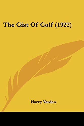 The Gist Of Golf (1922)