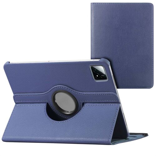 imoshion Coque tablette rotatif à 360° Xiaomi Pad 6S Pro 12.4 Bleu foncé