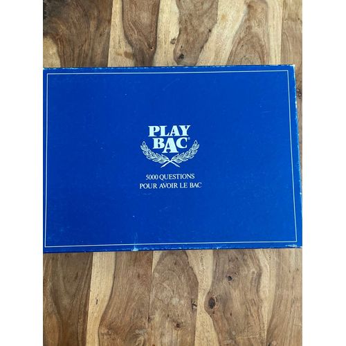 Jeu Play Bac 1986