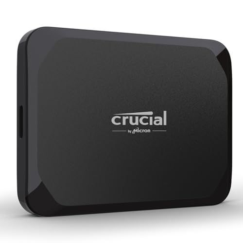 CRUCIAL Disque SSD Portable 2To USB-C 3.2 Gen2 X9 CT2000X9SSD902 Noir