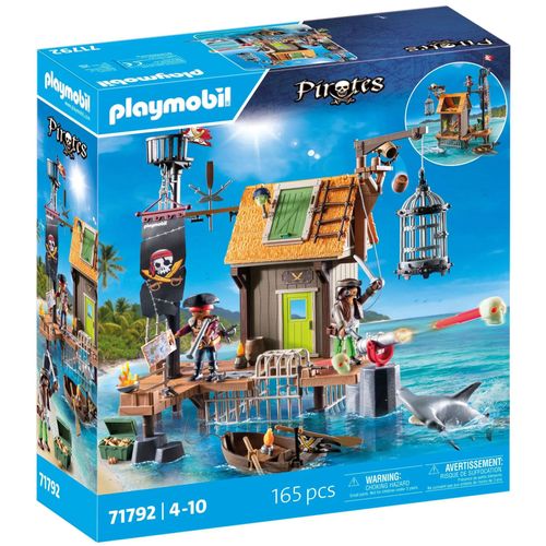 Playmobil Pirates 71792 - Port Et Repaire De Pirates Avec Prisons