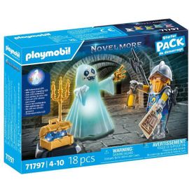 Playmobil Novelmore 71797 - Chevalier Et Fantôme Effets Lumineux Multicolores - Starter Pack