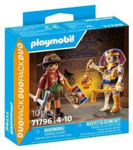 Playmobil History 71796 - Chasseur de trésors avec momie - Duo Pack
