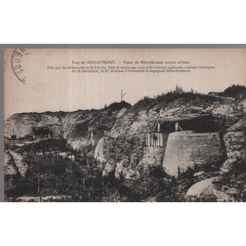 Carte Postale De Douaumont (Meuse) Le Fort : Poste De Mitrailleuse Contre Avions