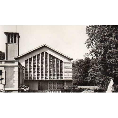 Carte Postale Noir Et Blanc- Dentelee - Annee 1967- N° 2 Institut Des Oblates De Sainte Therese De L'enfant Jesus Rocques Lisieux - Photo Mutin Photographie Veritable