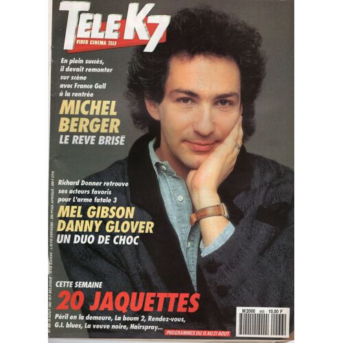 Télé K7 466 - Michel Berger - Sidney - Juliette Binoche -