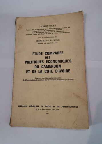 Étude Comparée Des Politiques Économiques Du Cameroun Et De La Côte D'ivoire