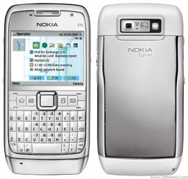 Nokia E71 Blanc acier