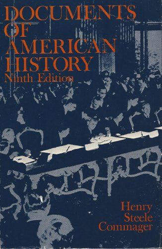Documents Of American History